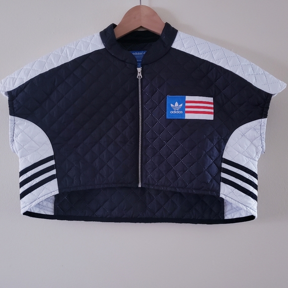 🏷Adidas X Rita Ora NWOT Cosmic Collection Space Shifter Activewear Top - M - Picture 3 of 9